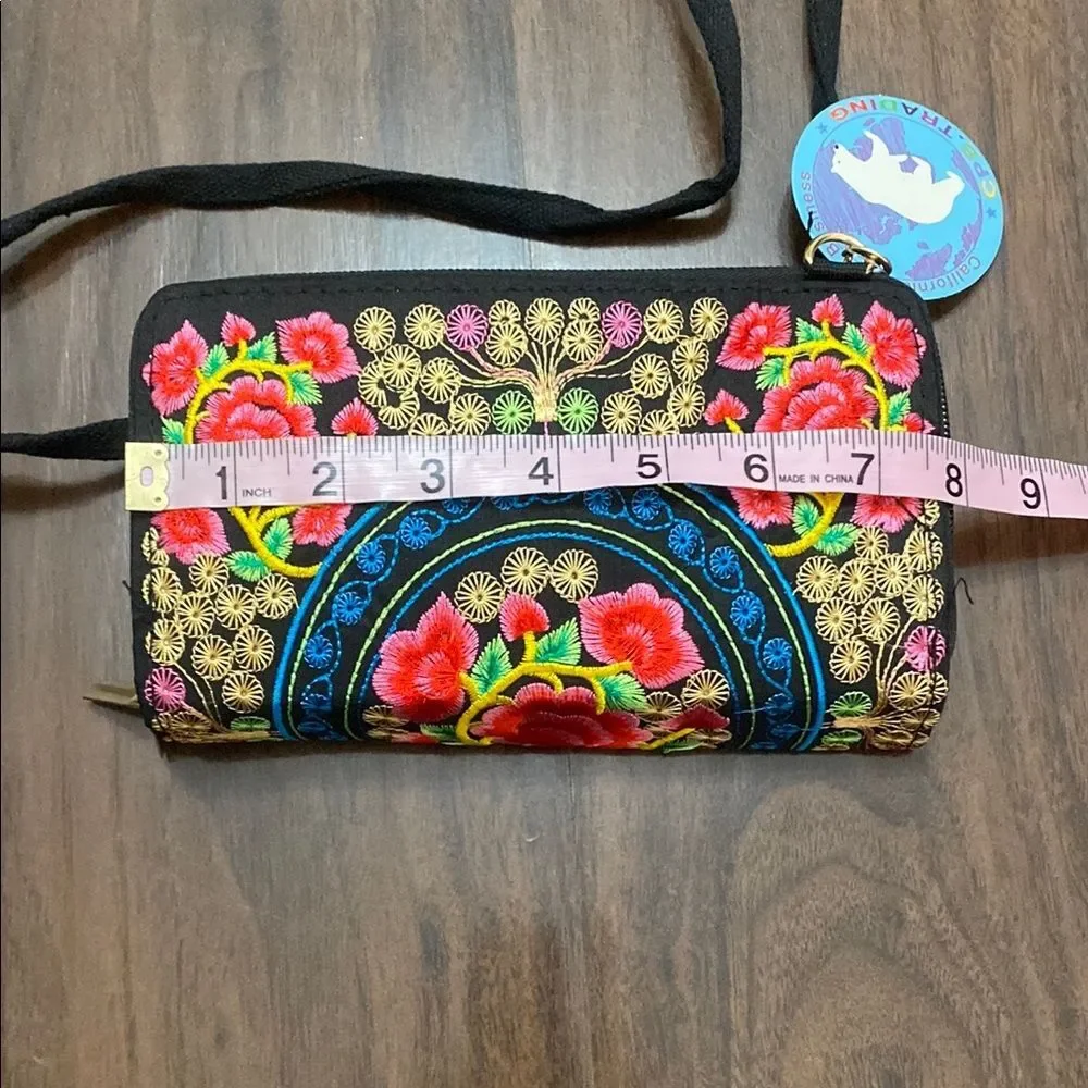 Bohemian Embroidery Crossbody Purse